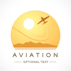 Aviation Logo and Text for Designs