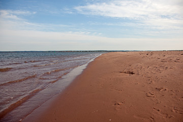 Red mud and beach