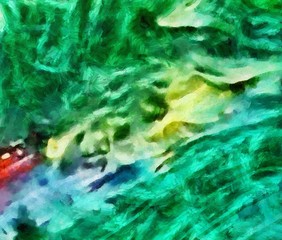 Creative abstract painting background in oil. Textured brush strokes of paint. Colorful design pattern. Artistic drawing grunge texture. Watercolor mixed fine art template for decoration. Vintage.