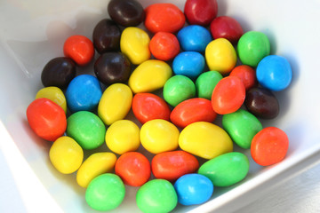 Colorful chocolate candies