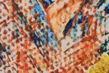 Grunge background. Abstract minimalism hand drawn pattern. Simple texture backdrop. Macro smooth brush strokes and splashes of paint. HD wallpaper design. Drawing template for creative ideas.