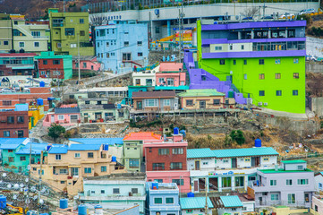 Fototapeta premium Aerial view of the city