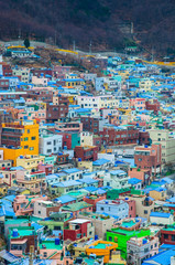 Aerial view of the city