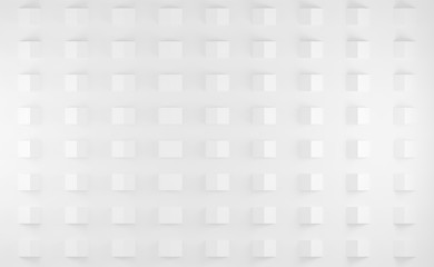 White cubes abstract background for business brochure.3d rendering