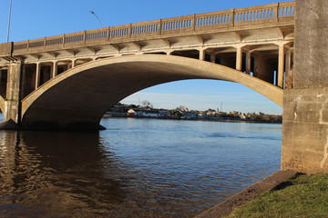 Fototapeta premium bridge over the river