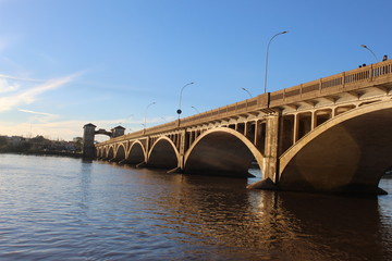 bridge over the river
