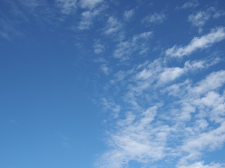 dark blue sky with clouds background