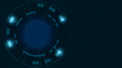 Abstract Digital background.Business growth transformation to digital and Successful financial technology.