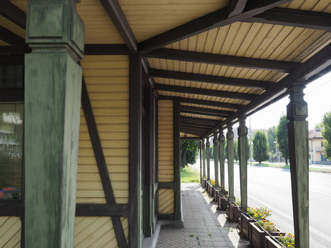 Leumann tram station in Collegno