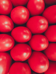 Set of red tomatoes