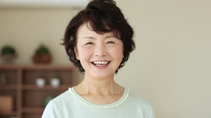 Smiling senior woman