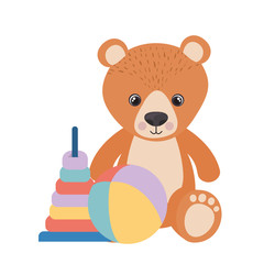 Isolated baby toy design vector illustration