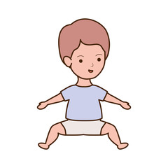Isolated baby boy design vector illustration