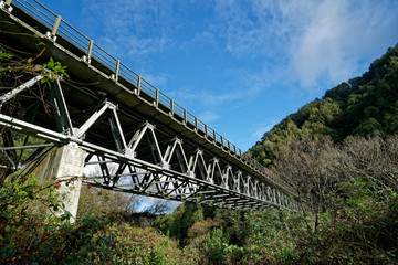 O'Sullivans Bridge to Inangahua Junction, road bridge over the Buller river at Murchison, New Zealand.