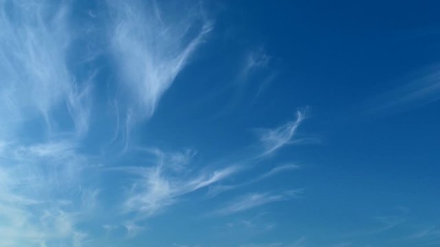 Timelapse view of cloudy sky