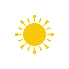 Sun Symbol Icon Vector Design Illustration