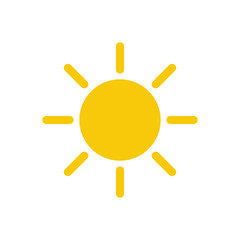 Sun Symbol Icon Vector Design Illustration