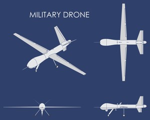 Military drone predator.