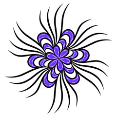 Illustration Beautiful Batik Pattern of Indonesian