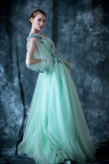light turquoise dress