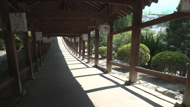 吉備津神社の国宝の回廊