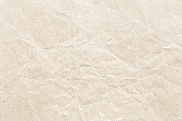 Old Brown crumpled kraft paper texture