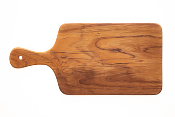 Handmade teak wood chopping board.