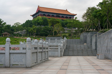 Buddhist Temple in Guangzhou Panyu Lotus Hill Scenic Area, China