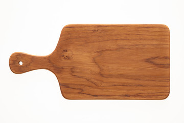 Handmade teak wood chopping board.