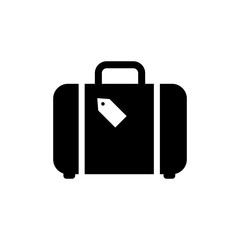 Suitcase Symbol Icon Vector Design Illustration