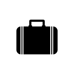 Suitcase Symbol Icon Vector Design Illustration