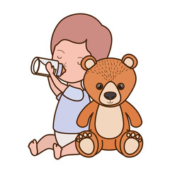 Isolated baby boy design vector illustration