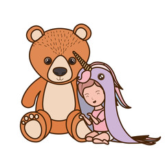 Isolated baby girl design vector illustration