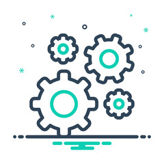 mix icon for gears
