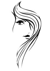 女性の顔、フェイス、メイクアップ、ファッション