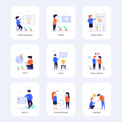 Flat Onboarding Illustration 