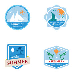 Summer and Beach Logo Vectors Pack 