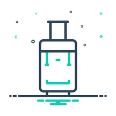  mix icon for suitcase 