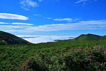Fototapeta na wymiar 知床峠で見た雲海の情景＠北海道