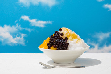 かき氷　japanese type of epidemic shaved ice