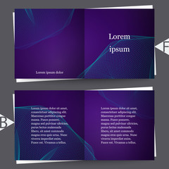 Abstract trendy colors background with blur gradient elements. Brochure template. Eps10 Vector illustration