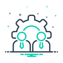  mix icon for human resources