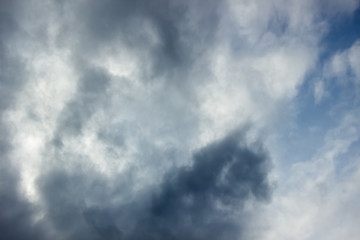 Fototapeta na wymiar Stormy sky, soft focus