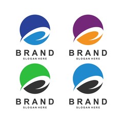 brand logo template design vector circle
