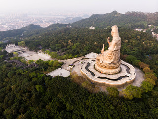 Giant Buddha statue in Mount Xiqiao park, Foshan, China