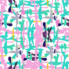 ikat seamless geometric pattern shibori