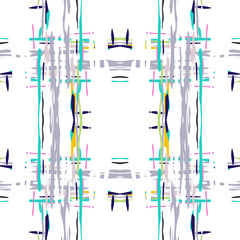 ikat seamless geometric pattern shibori