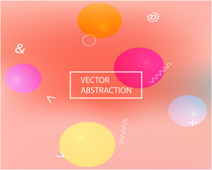 Magic backdrop from blurry patterns.