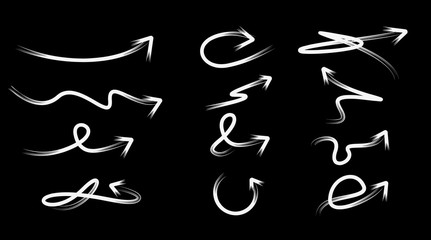 Abstract Arrow Set element vector icon design. vector illustration.