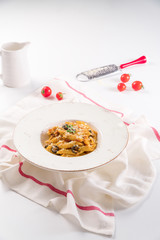 Penne Pasta in Tomato Sauce with Parmesan